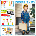 kids tool set toy with drill, stem montessori toys for 3-5 years old boys and girls.
