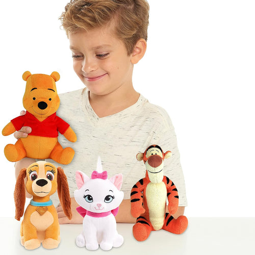Disney Collectible 7.2-inch Winnie the Pooh Beanbag Plush, Super Soft Plush Fabric, Kids Toys for Ages 2 Up by Just Play