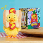 HAPPY HAUL Duckalooz Snack Quack Clip-On Plush Duck Assortment, Plush Duck Clip-On Blind Box Collectible Toy with Removable Costume, 5-Inch Stuffed Toy, Short-Run Drop, Ages 8 and up