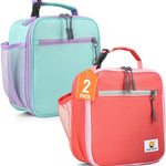 CaCTOUR Lunch Box Kids,Premium Insulated Lunchbox for Girls Boys,Soft Mini Cooler Bag Back to School Thermal Reusable Lunch Bag for Work School Picnic (Blue)