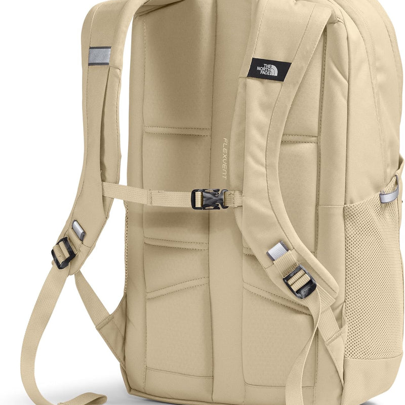 The North Face Women's Jester Everyday Laptop Backpack - Commuter Travel Bag, Laptop Sleeve, Water-Repellent, Gravel/TNF Black, One Size