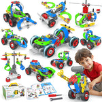 10 in 1 Electric STEM Toys for 5 6 7 8 9+ Year Old Boy Girl Birthday Gifts Educational Building Toys for Kids Ages 4-8 5-7 8-12 Stem Activities Construction Toy for Boys 6-8 8-10 Holiday Idea Gift