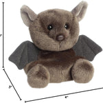 Aurora® Adorable Palm Pals™ Luna Bat™ Stuffed Animal - Fun Collectible Plush for Kids and Adult Collectors - Perfect for Decorating Rooms and Birthday Gifts - Brown 4 Inches