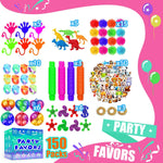 150-Pack Fidget Toys Bulk for Kids - Treasure Box Toys, Classroom Prizes, and Birthday Party Favors