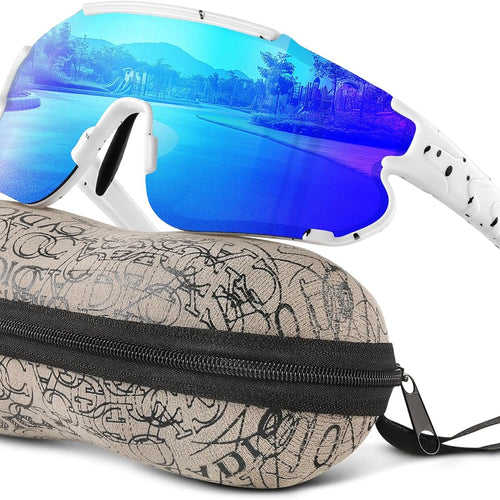 Kids Baseball Polarized Sunglasses for Boys and Girls, Youth Sun Glasses for Cycling and Running