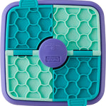 Outward Hound by Nina Ottosson Lick N’ Flip Level 1 Dog Puzzle Toy, Lick Mat & Slow Feeder – Non-Slip Base Beginner Enrichment for Small & Medium Dogs, Holds 1 Cup Wet or Dry Food, 7.4" x 7.4"