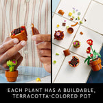 LEGO Botanicals Tiny Plants Artificial Indoor Plant Building Set for Adults Ages 18+