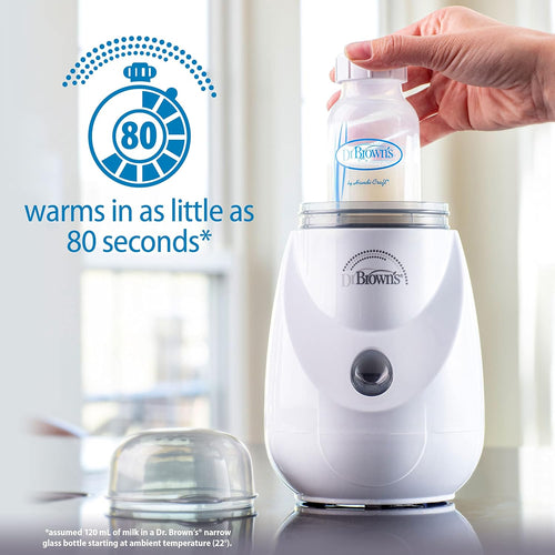 Dr. Brown's Insta-Feed Baby Bottle Warmer and Sterilizer for Baby Bottles and Baby Food Jars, BPA-Free Plastic