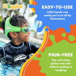 Frogglez Anti-Fog Swimming Goggles for Kids under 10 (Ages 3-10) Recommended by Parents Premium Pain-Free Strap