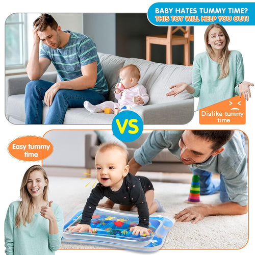 Infinno Premium Baby Water Play Mat for Infants and Toddlers, 3 to 24 Months, Strengthens Muscles, Portable
