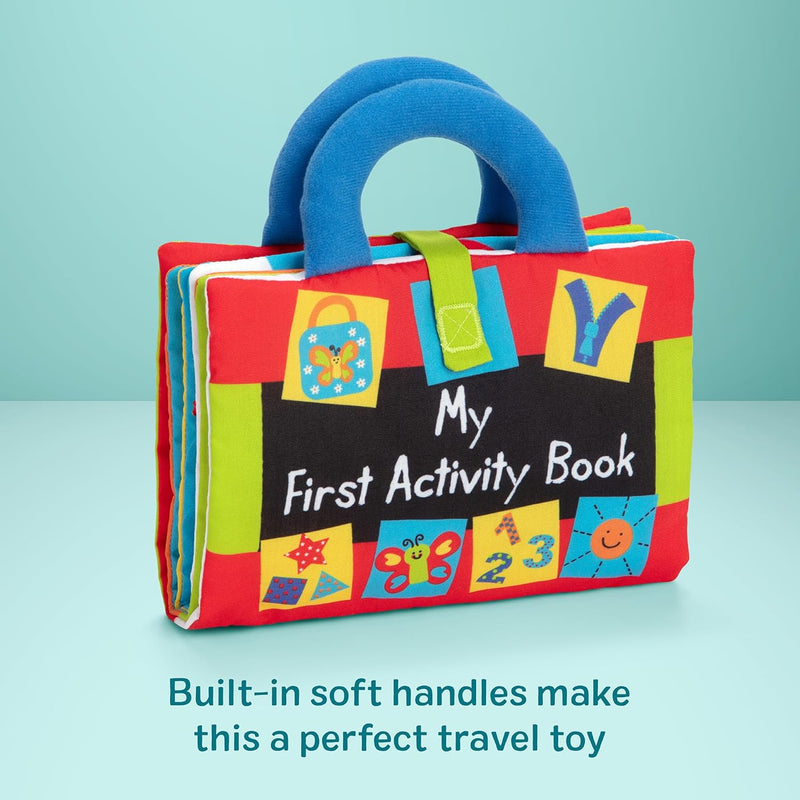 Melissa & Doug K's Kids My First Cloth Book for Babies and Toddlers Early Learning Developmental Soft Activity