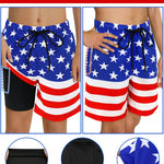 Sarfel Boys Swim Trunks with Compression Liner Kids Swimsuits Boys Bathing Suit Kids Board Shorts Teen Boy Quick Dry Shorts
