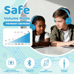 MIDOLA Kids Bluetooth Headphones - 68H Play Time Volume Limit and Built-in Mic