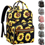 Tenot Diaper Bag Backpack for Women with Insulated Pockets Black | Large Capacity, Multifunctional, Waterproof, Travel Baby Diaper Bags for Mom,Dad,Baby Girl Boy