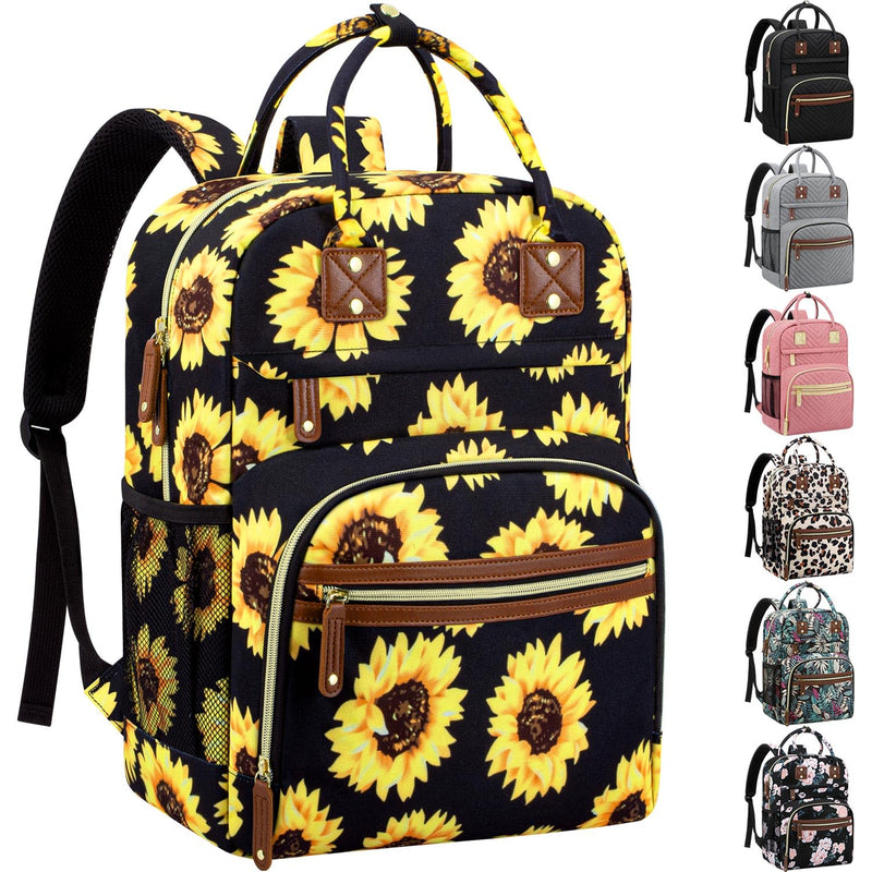 Tenot Diaper Bag Backpack for Women with Insulated Pockets Black | Large Capacity, Multifunctional, Waterproof, Travel Baby Diaper Bags for Mom,Dad,Baby Girl Boy
