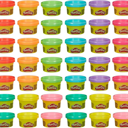 play-doh bulk handout 42-pack assorted colors 1-ounce modeling compound cans back to school gifts prizes