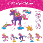 Imagimake Window Art Princess & Unicorn | Mermaid Suncatcher Kit | 32 Pieces Glass Painting Set | Kids Activities Ages 5-8 | DIY Craft Kit | Birthday Gift for Girls Ages 5,6,7,8,9,10,12 Years Old
