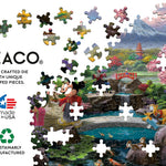 Ceaco - Disney - Thomas Kinkade - Mickey & Minnie in Japan - 1000 Piece Jigsaw Puzzle for Adults - Challenging Puzzle Perfect for Game Nights - Finished Size is 26.5 x 19