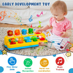 montessori pop up animal toys with music & light ages 1-2 years