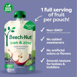 Beech-Nut Stage 4 Fruit & Veggie Baby Food Pouch Variety Pack, 18 Pouches
