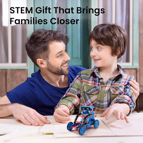 Sillbird Solar Robot Building Kit: 12-in-1 DIY Science Educational Robotic Toys for Kids and Teens