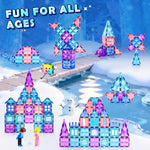 Soyee Diamond Magnetic Building Blocks Princess Toys for 3-8 Year Old Girls and Boys