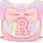 Toddler Purse for Girls Age 3-8, Pink Letter K Toy Birthday Gift | Crossbody bag toys for baby - Princess Wallet Gifts 1 2 3 4 5 6 7 8 Year Old Easter and Christmas Basket Stuffers