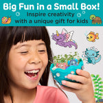 Kids' Axolotl Terrarium STEM Science Kit, Arts and Crafts, Indoor Gardening for Girls (Ages 6+) - Spring Gifts & DIY Toys