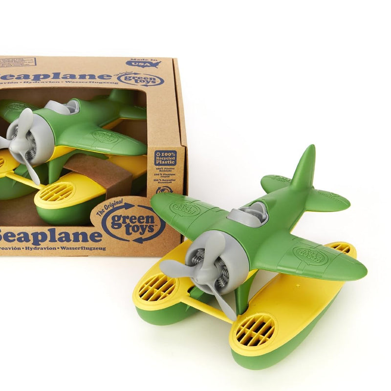 Green Toys Seaplane in Green Color - Bpa Free, Phthalate Free Floatplane for Improving Pincers Grip. Toys and Games