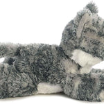Aurora® Adorable Mini Flopsie™ Lily™ Stuffed Animal - Playful Ease - Timeless Companions - Gray 8 Inches