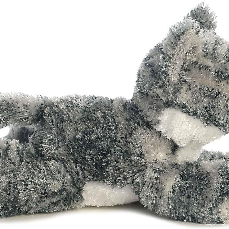 Aurora® Adorable Mini Flopsie™ Lily™ Stuffed Animal - Playful Ease - Timeless Companions - Gray 8 Inches