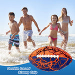 Jasonwell Waterproof Football Pool Toys - Strong Grip Soft Football for All-Weather Play Pool Games Beach Toys Water Footballs Outdoor Sports Toy Christmas Birthday Gifts for Kids Boys Teens Adults
