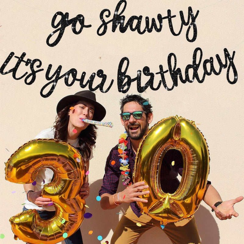 beishida go shawty it's your birthday banner no diy hip hop theme