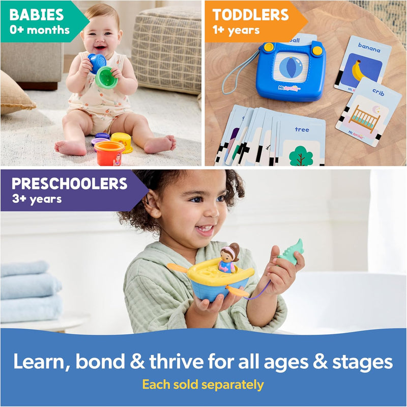 Ms. Rachel First Words Talking Flash Cards with Electronic Reader, 100 Words, Educational Toys for Ages 1-2+