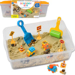 Creativity for Kids Sensory Bin: Construction Zone Playset for Preschool Learning Activities Ages 3-5+