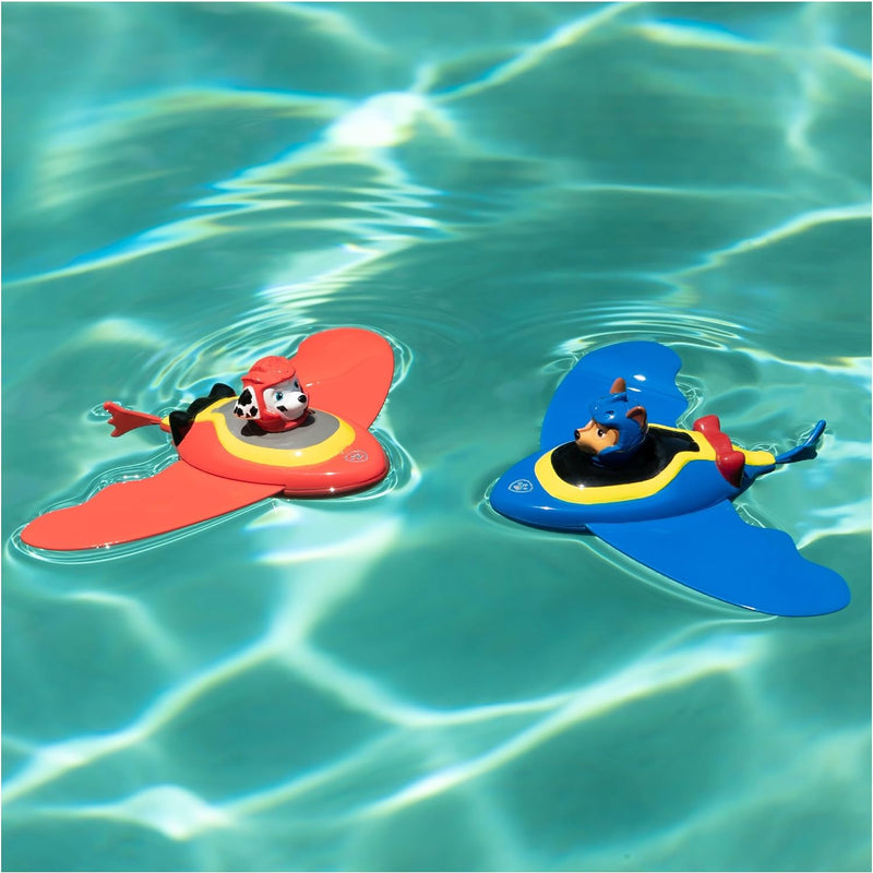 SwimWays PAW Patrol Zoom-A-Rays Water Toy 2-Pack for Ages 5+ | Waterproof PAW Patrol Figurines Sink and Float in Exciting Swirl Action; Teaches Kids Swimming Skills and Diving Confidence