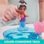 Gabby's Dollhouse, Purr-ific Pool Playset with Gabby and Mercat Figures, Color-Changing Mermaid Tails and Pool Accessories Kids Toys for Ages 3 and Up