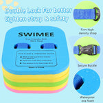 SWIMEE Back Float Safety Swim Trainer Swimming Bubble Belt with Adjustable 3 Layers Swim Belts Comfortable Waterproof Floaties Device for Kids Toddler Swimming Floats (10lb-60lb)