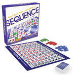 Jax SEQUENCE Game with Folding Board, Cards, and Chips for 2-12 Players, Ages 7 and Up