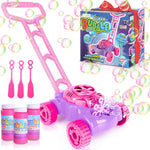 ArtCreativity 18" Bubble Lawn Mower for Toddlers with Bubble Machine and Sound Effects, 3 AA Batteries Required