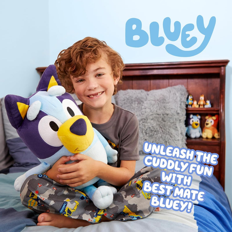 Bluey Plush Toys, Extra Large 18” Cuddle Toy for Kids, Ultra-Soft Deluxe Material Big Plushies Perfect for Show Time, Story Time & Giant Hugs