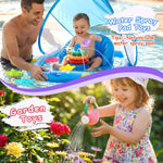 Baby Bath Toys, Mold Free Bath Toys Toddlers 2-4 | Stacking Boat Sensory Water Table Toys and Toddler Pool Toys as Gifts for Boys and Girls Ages 1-3