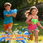 Mini Water Gun for Kids Toddler: 2 Pack Water Guns Soaker Squirts Blasters with Trigger for Boys Girls Bath Toys - Ideal Pool Toys Summer Outdoor Beach Fighting Play