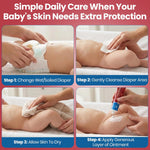 Zinc Oxide Ointment for Adults and Babies - 1 oz Diaper Rash Ointment - Skin Protectant for Diaper Rashes, Cuts, and Burns