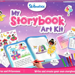 Skillmatics Storybook Art Kit – Adventures, Writing Activity, Gift for Kids | Create Adventure Stories, 300+ Stickers, Scrapbooking & Journal, Storytelling Activity, Screen-Free Craft, Ages 5, 6, 7, 8, 9