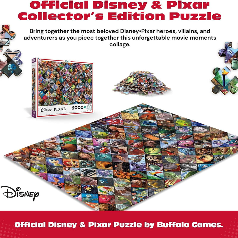Ceaco - Disney/Pixar Clips - 2000 Piece Jigsaw Puzzle , 5"