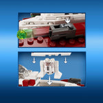 LEGO Star Wars OBI-Wan Kenobi's Jedi Starfighter, 75333, with Minifigures, Lightsaber, and Clone Starship