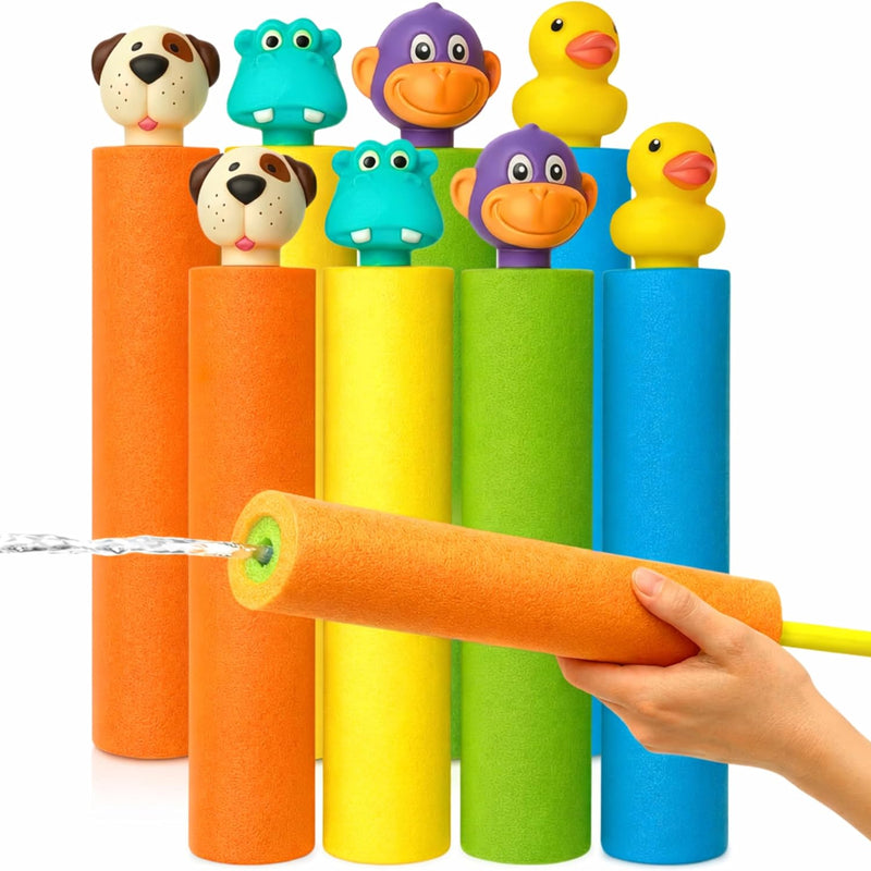 Water Blaster | Water Blasters for Kids, Water Squirter for Kids, Pool Guns, Squirt Gun 8 Pack 4 Pack Beach Essentials, Beach Toys Pool Squirt, Summer Games