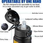 OLDLEY 20 Oz Insulated Stainless Steel Water Bottle For Kids, With Straws Leak-proof, Kids Water Bottles For School Boys Girls,Solar System