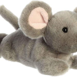 Aurora® Adorable Mini Flopsie™ Scruff™ Stuffed Animal - Mini Companions Ready for Playful Adventures - for Kids All Ages, Toddlers, Adults, and Families - Brown 8 Inches